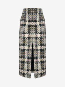 Alexander McQueen
Women's Slashed Tweed Pencil Skirt in Multicolor
£ 850.00