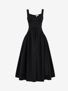 Alexander McQueen
Women's Sweetheart Neckline Midi Dress in Black
£ 1,590