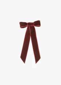 Jennifer Behr 
Velvet Bow Barrette
£130.00