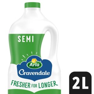 Cravendale Filtered Fresh Semi Skimmed Milk Fresher for Longer 2L £2.80