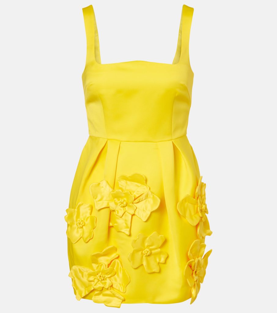Leo Lin Piper floral-appliqué minidress £ 610.00