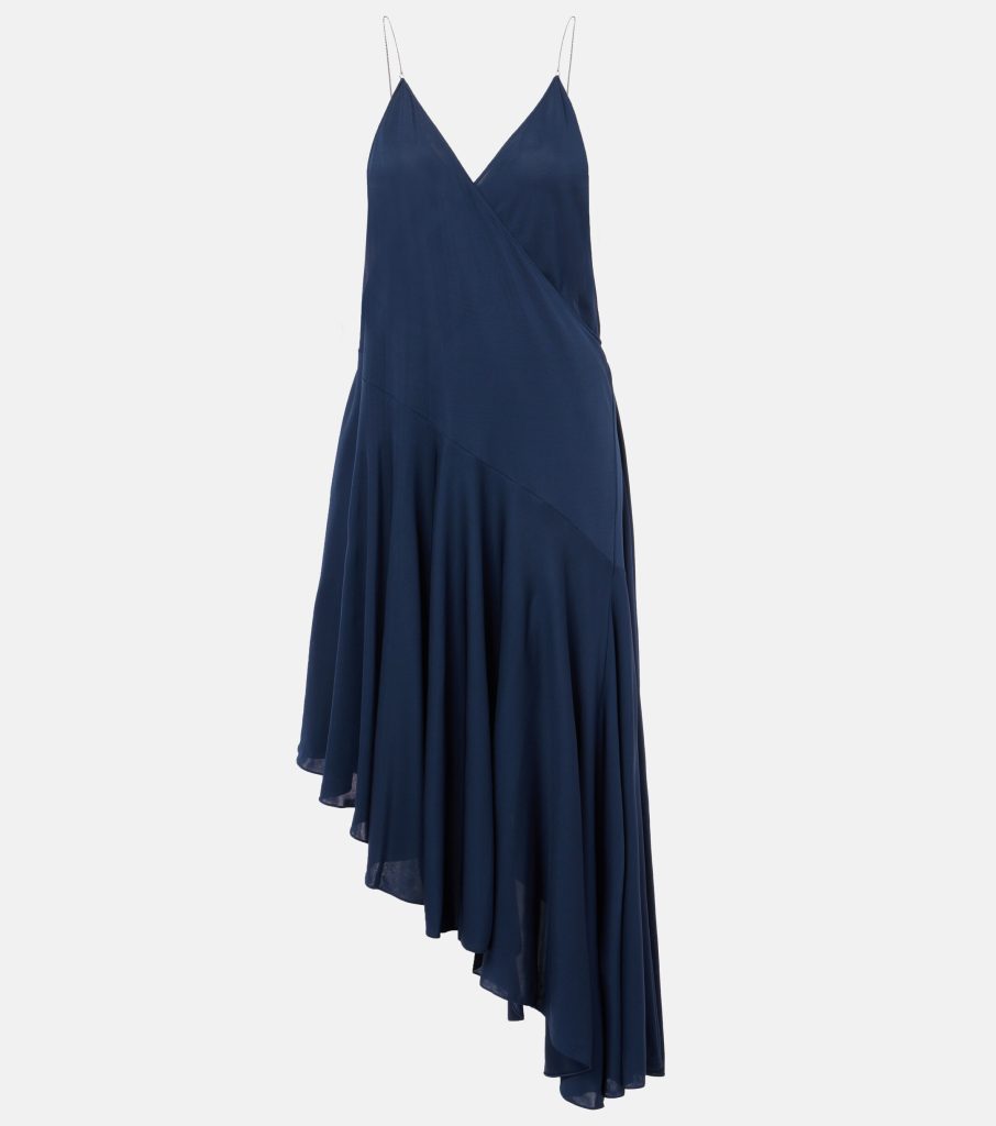 Alaia 
Asymmetric jersey slip dress 
£ 2,700.00