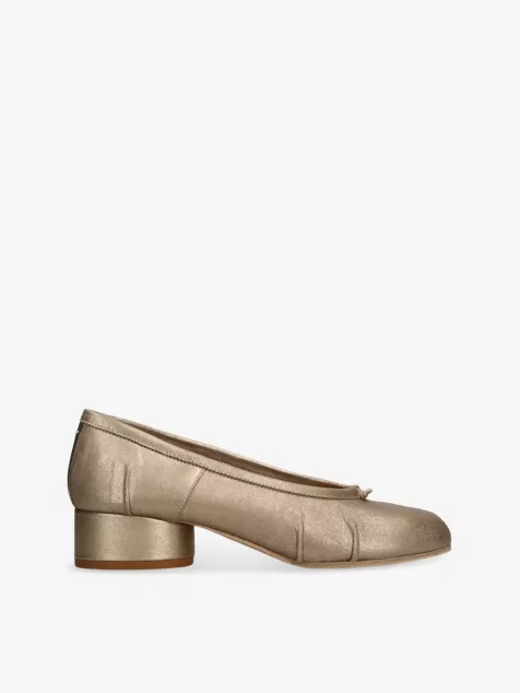 Maison Margiela
Tabi Ballerina 30 Metallic-Leather Pumps
£1,130.00