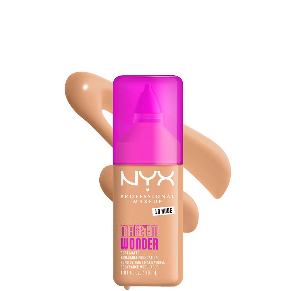 NYX Professional Makeup
Make 'EM Wonder, 24H Soft Matte Foundation, Undetectable Finish
£13.99