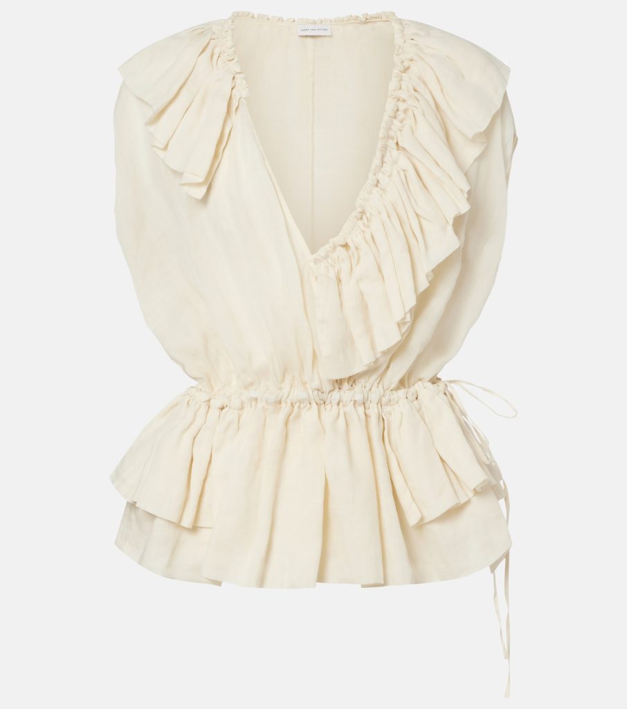 Dries Van Noten
Ruffled peplum ramie top
£635.00