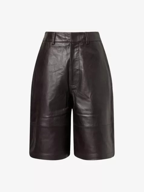 The Frankie Shop
Olivia Relaxed-Fit Leather Bermuda Shorts
£385.00