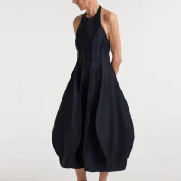 Rohe Open Back Tulip Dress | Night £870.00